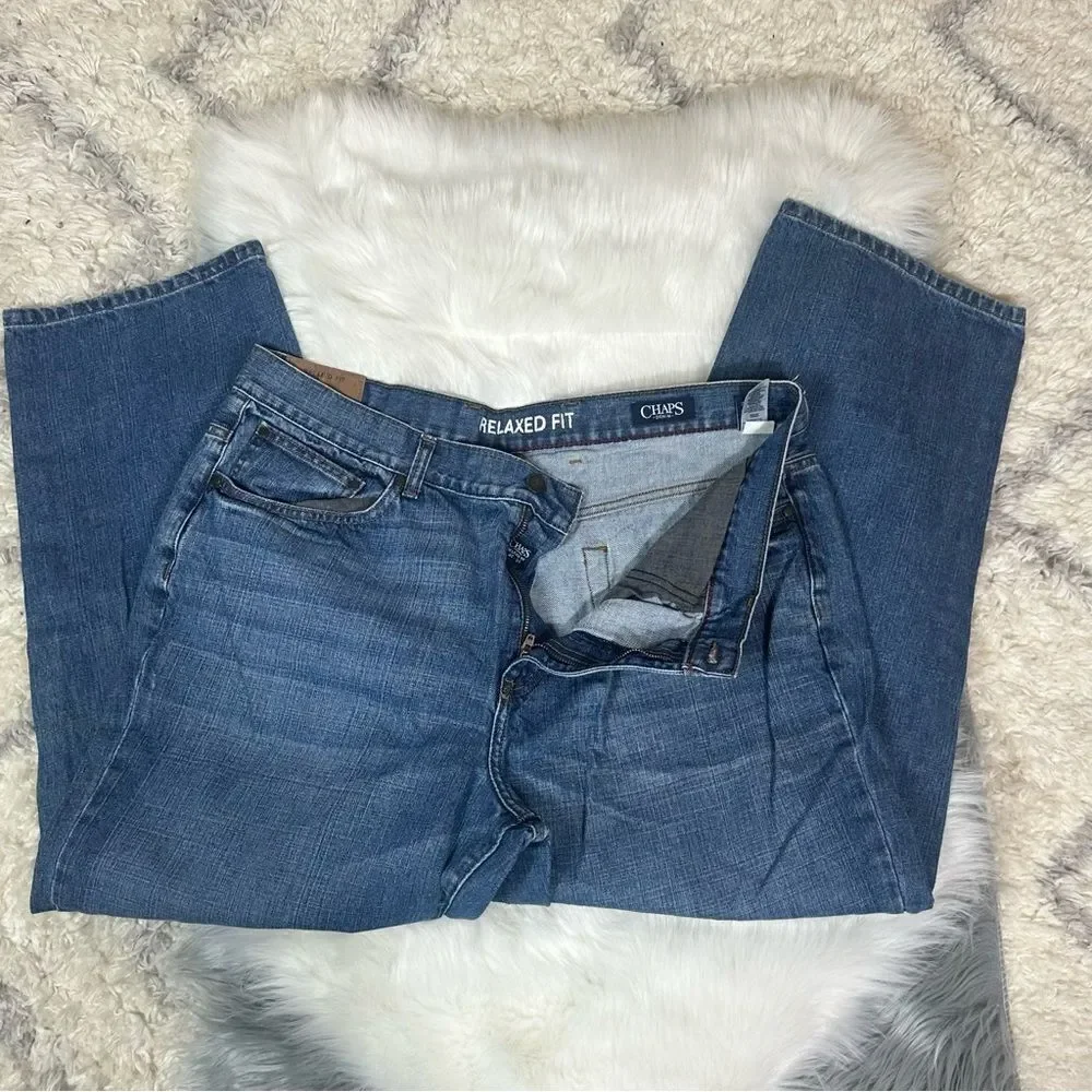 Chaps Blue Relaxed Jeans Classic Denim Style